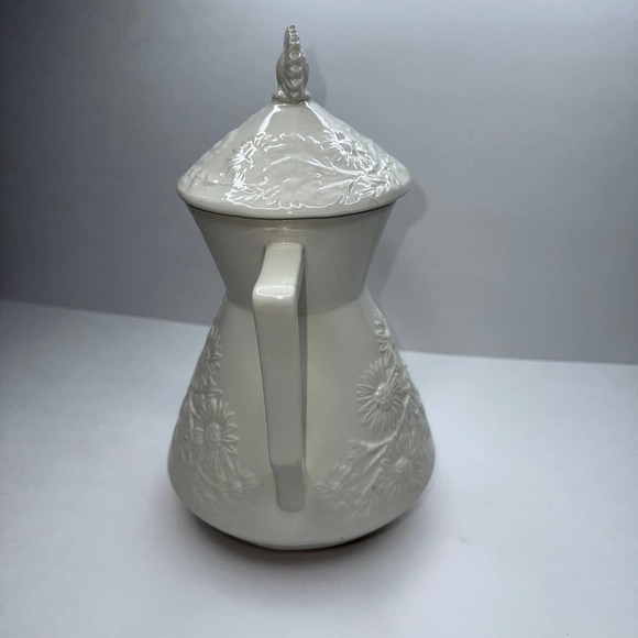 Daisy or Mini Sunflower Floral Teapot or Coffee Pot Ceramic - Picture 9 of 12